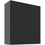 Konyhaszekrény Aria-BL/ANT anti fingerprint 80G-90 2F
