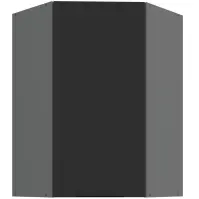 Konyhaszekrény Aria-BL/ANT anti fingerprint 60X60 GN-90 1F (45°)