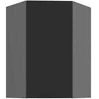 Konyhaszekrény Aria-BL/ANT anti fingerprint 60X60 GN-90 1F (45°)