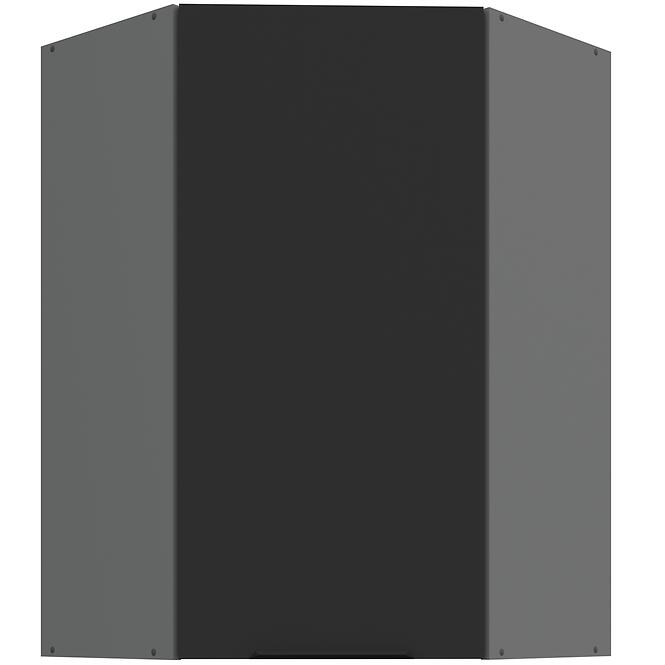 Konyhaszekrény Aria-BL/ANT anti fingerprint 60X60 GN-90 1F (45°)