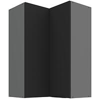 Konyhaszekrény Aria-BL/ANT anti fingerprint 60X60 GN-90 2F (90°)