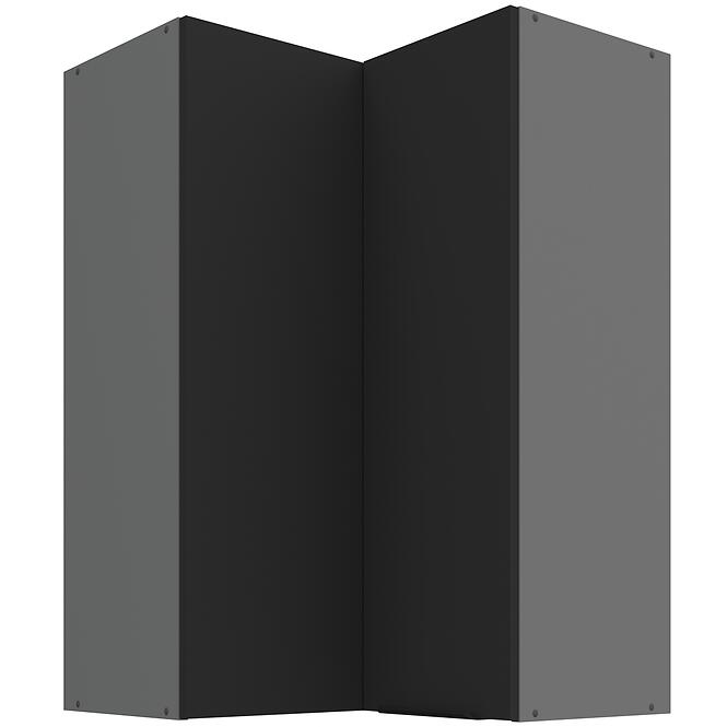 Konyhaszekrény Aria-BL/ANT anti fingerprint 60X60 GN-90 2F (90°)