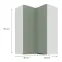 Konyhaszekrény Aria-SA/WH anti fingerprint 60X60 GN-90 2F (90°),3