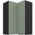 Konyhaszekrény Aria-SA/BL anti fingerprint 60X60 GN-90 2F (90°)