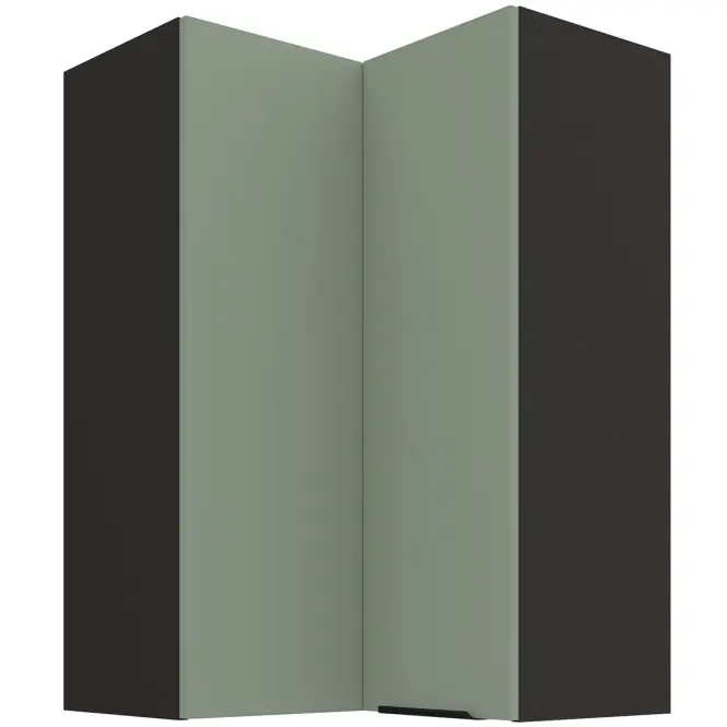 Konyhaszekrény Aria-SA/BL anti fingerprint 60X60 GN-90 2F (90°)