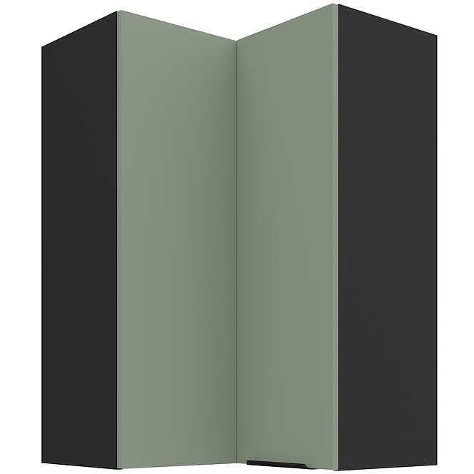 Konyhaszekrény Aria-SA/BL anti fingerprint 60X60 GN-90 2F (90°)