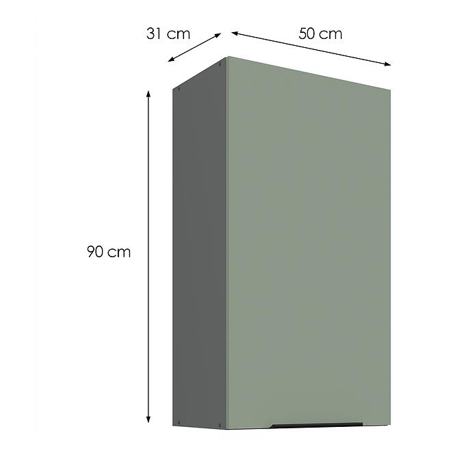 Konyhaszekrény Aria-SA/ANT anti fingerprint 50G-90 1F