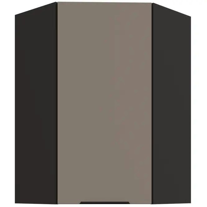 Konyhaszekrény Aria-TA/BL anti fingerprint 60X60 GN-90 1F (45°)