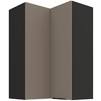 Konyhaszekrény Aria-TA/BL anti fingerprint 60X60 GN-90 2F (90°)