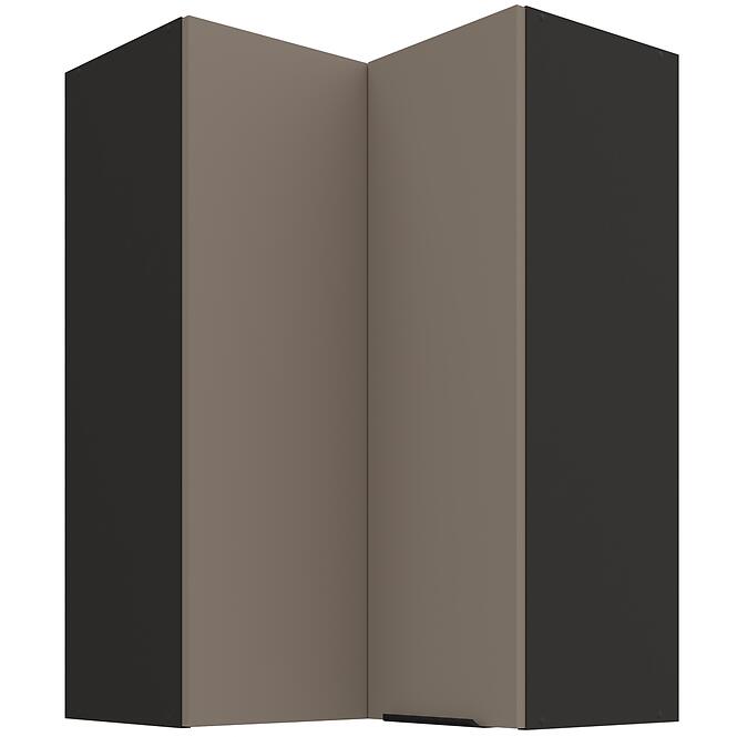 Konyhaszekrény Aria-TA/BL anti fingerprint 60X60 GN-90 2F (90°)