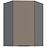 Konyhaszekrény Aria-TA/ANT anti fingerprint 60X60 GN-90 1F (45°)