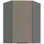 Konyhaszekrény Aria-TA/ANT anti fingerprint 60X60 GN-90 1F (45°)