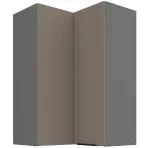Konyhaszekrény Aria-TA/ANT anti fingerprint 60X60 GN-90 2F (90°)