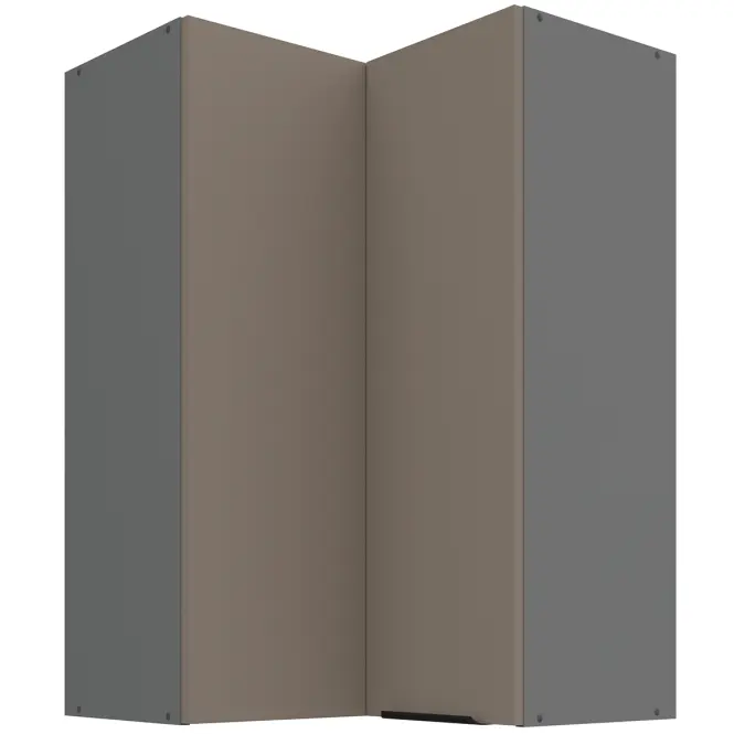 Konyhaszekrény Aria-TA/ANT anti fingerprint 60X60 GN-90 2F (90°)