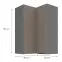 Konyhaszekrény Aria-TA/ANT anti fingerprint 60X60 GN-90 2F (90°),3