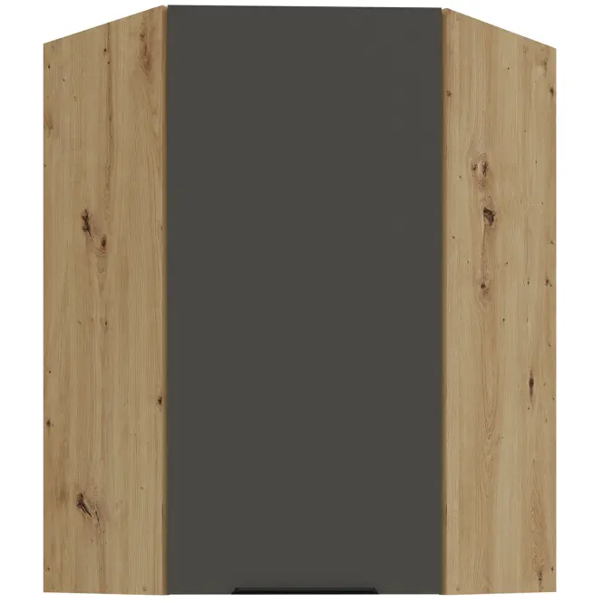Konyhaszekrény Aria-GR/AR anti fingerprint 60X60 GN-90 1F (45°)