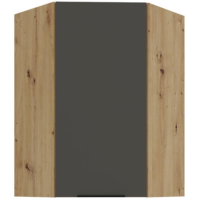 Konyhaszekrény Aria-GR/AR anti fingerprint 60X60 GN-90 1F (45°)