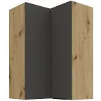 Konyhaszekrény Aria-GR/AR anti fingerprint 60X60 GN-90 2F (90°)