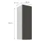 Konyhaszekrény Aria-GR/WH anti fingerprint 30G-90 1F,3