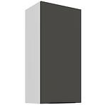 Konyhaszekrény Aria-GR/WH anti fingerprint 45G-90 1F
