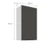 Konyhaszekrény Aria-GR/WH anti fingerprint 50G-90 1F,3