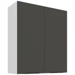 Konyhaszekrény Aria-GR/WH anti fingerprint 80G-90 2F