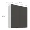 Konyhaszekrény Aria-GR/WH anti fingerprint 80G-90 2F,3