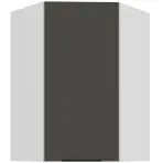 Konyhaszekrény Aria-GR/WH anti fingerprint 60X60 GN-90 1F (45°)
