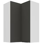 Konyhaszekrény Aria-GR/WH anti fingerprint 60X60 GN-90 2F (90°)