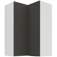 Konyhaszekrény Aria-GR/WH anti fingerprint 60X60 GN-90 2F (90°)