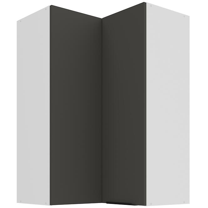 Konyhaszekrény Aria-GR/WH anti fingerprint 60X60 GN-90 2F (90°)