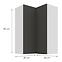 Konyhaszekrény Aria-GR/WH anti fingerprint 60X60 GN-90 2F (90°),3