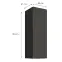 Konyhaszekrény Aria-GR/BL anti fingerprint 30G-90 1F,3