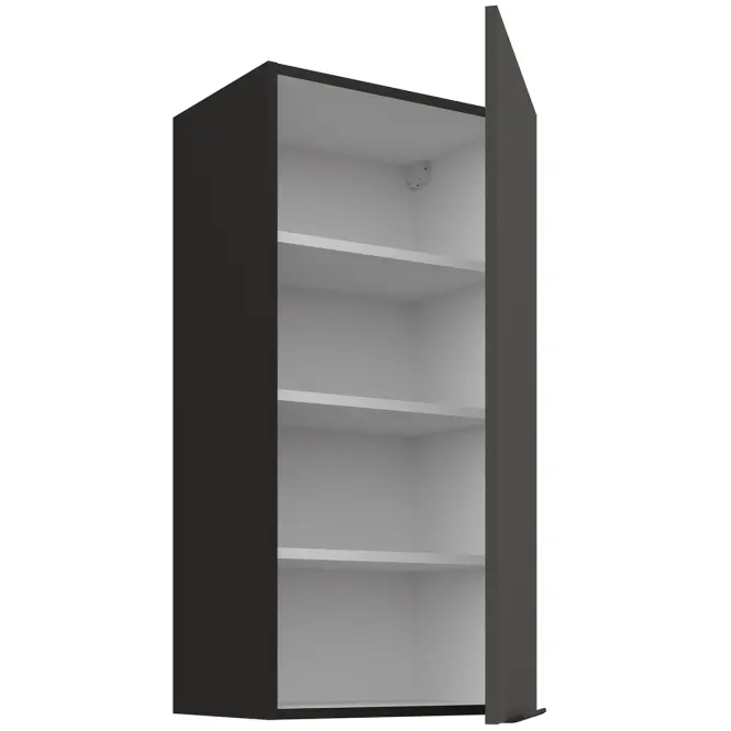 Konyhaszekrény Aria-GR/BL anti fingerprint 45G-90 1F,2