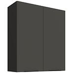 Konyhaszekrény Aria-GR/BL anti fingerprint 80G-90 2F