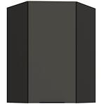 Konyhaszekrény Aria-GR/BL anti fingerprint 60X60 GN-90 1F (45°)