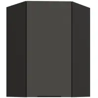 Konyhaszekrény Aria-GR/BL anti fingerprint 60X60 GN-90 1F (45°)