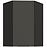 Konyhaszekrény Aria-GR/BL anti fingerprint 60X60 GN-90 1F (45°)