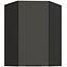 Konyhaszekrény Aria-GR/BL anti fingerprint 60X60 GN-90 1F (45°)