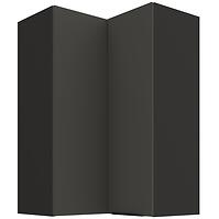 Konyhaszekrény Aria-GR/BL anti fingerprint 60X60 GN-90 2F (90°)