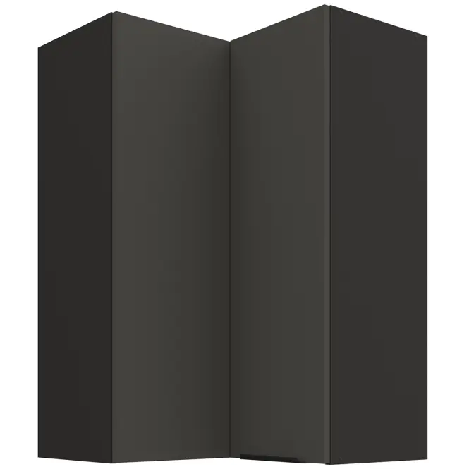 Konyhaszekrény Aria-GR/BL anti fingerprint 60X60 GN-90 2F (90°)
