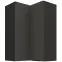 Konyhaszekrény Aria-GR/BL anti fingerprint 60X60 GN-90 2F (90°)