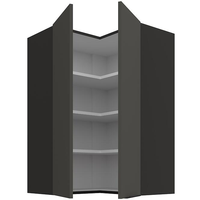 Konyhaszekrény Aria-GR/BL anti fingerprint 60X60 GN-90 2F (90°),2