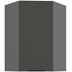Konyhaszekrény Aria-GR/ANT anti fingerprint 60X60 GN-90 1F (45°)