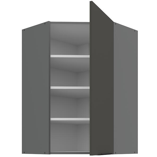Konyhaszekrény Aria-GR/ANT anti fingerprint 60X60 GN-90 1F (45°)