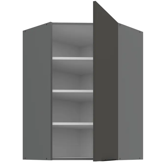 Konyhaszekrény Aria-GR/ANT anti fingerprint 60X60 GN-90 1F (45°),2
