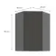 Konyhaszekrény Aria-GR/ANT anti fingerprint 60X60 GN-90 1F (45°),3