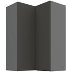 Konyhaszekrény Aria-GR/ANT anti fingerprint 60X60 GN-90 2F (90°)