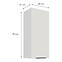 Konyhaszekrény Aria-WH/WH anti fingerprint 40G-90 1F,3