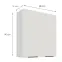 Konyhaszekrény Aria-WH/WH anti fingerprint 80G-90 2F,3